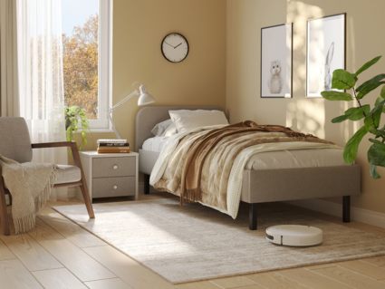 Кровать Сонум Hanna Багама льняной 140х200