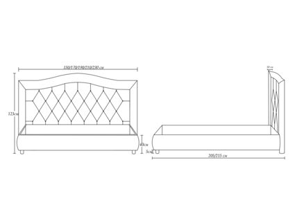 Кровать Димакс Эридан Сапфир с подъемным механизмом