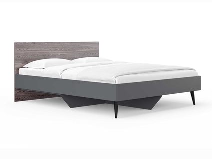 Кровать Сонум Ines Ясень анкор + серый 