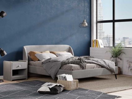 Кровать Сонум Rosa Кашемир Серый 120х200