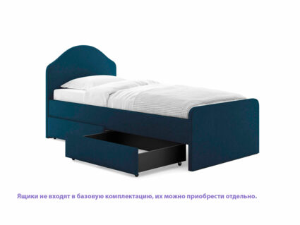 Кровать Сонум Emma Кашемир голубой 90х200