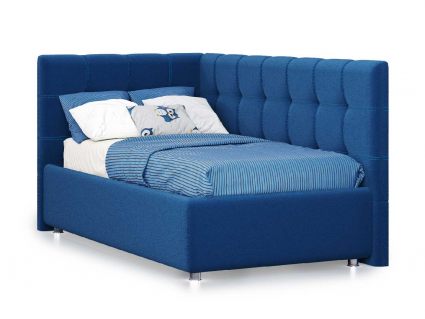 Кровать Nuvola Sabina угловая Velutto 26 160х190