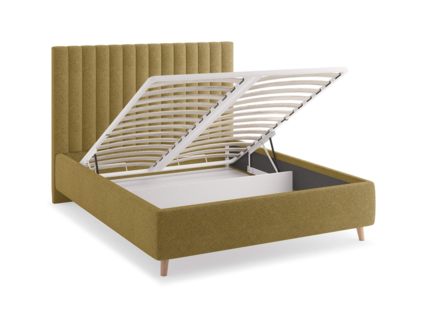 Кровать Сонум Amanda Микровелюр Белый (с подъемным механизмом) 90х200