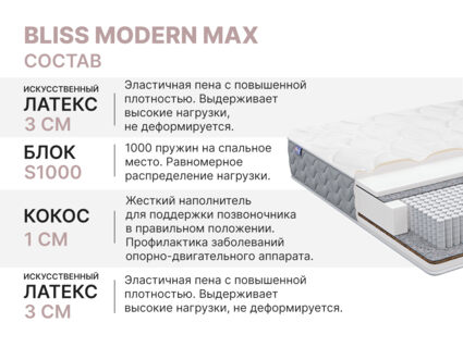 Матрас Димакс Bliss Modern max 120х195