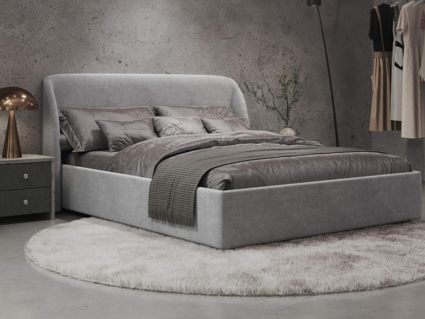 Кровать Сонум Nicole Микровелюр Оливковый 160х200