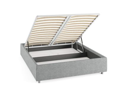 Кровать Сонум Scandinavia Рогожка Мокко (с подъемным механизмом) 160х200