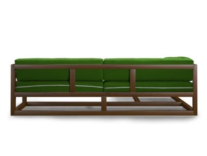 Диван Арско Магнус угловой трехместный зеленый