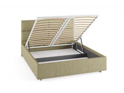 Кровать Сонум Omega Кашемир Бежевый (с подъемным механизмом) 180х200