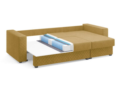 Диван Сонум Denver угловой Рогожка деним Длина 267 см