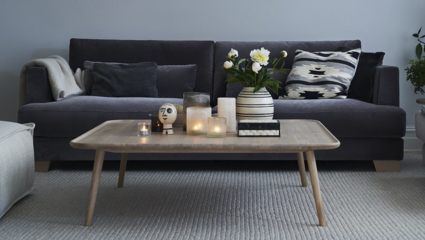 Диван Фиеста Мебель Марсель велюр Vivaldi 07 серый