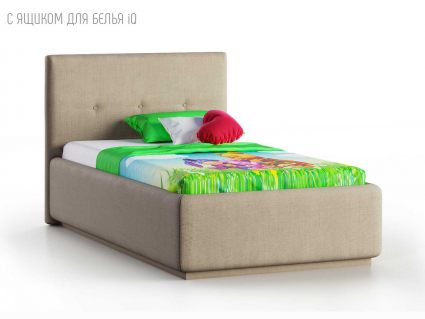 Кровать Nuvola Bianco Bravo cream (с подъемным механизмом) 140х190