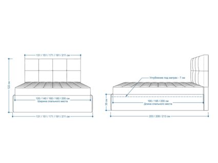 Кровать Lonax Алегра велюр Dolly-8 (с основанием)