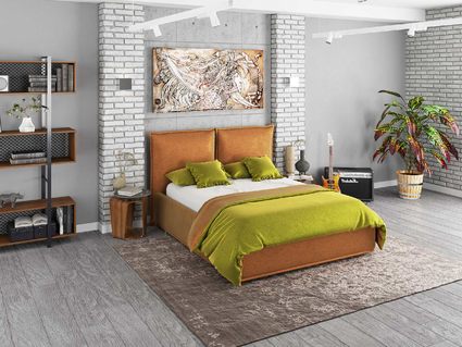 Кровать Nuvola Emilia Next 103 (с основанием) 140х200