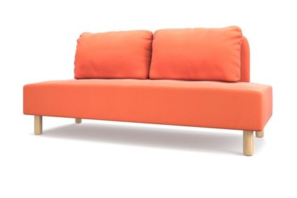 Диван Арско Свельд трехместный оранжевый