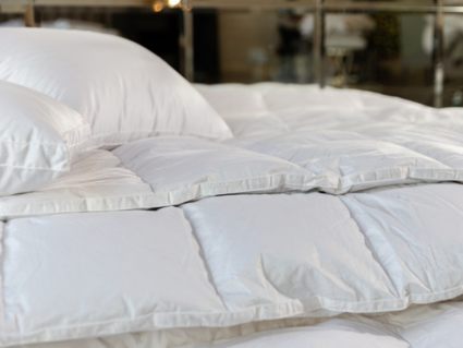 Одеяло German Grass White Familie Down теплое 240х260