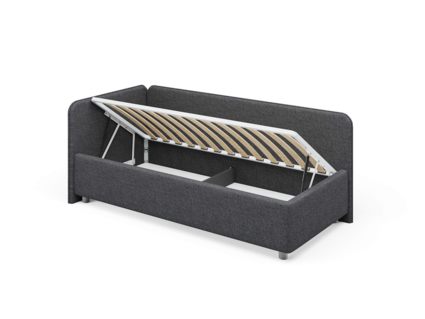 Кровать Сонум Capri Рогожка Песочная (с подъемным механизмом) 90х190