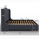 Кровать Sleeptek Premier 5 Велюр 15 (с подъемным механизмом) 180х190
