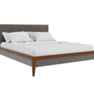 Кровать Rivi Ruby Орех светлый/Рогожка Step 5