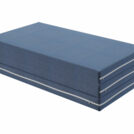 Футон DreamLine Holl 9 (рогожка синяя) 80х200
