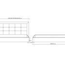 Кровать Димакс Норма + Нуар с подъемным механизмом 160х190
