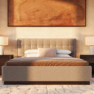 Тумба Rivi James (с двумя ящиками) Мокко 40х50