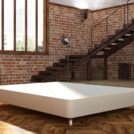 Кровать Mr.Mattress Fine Box экокожа Beige 80х200