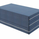 Футон DreamLine Eco (рогожка синяя) 80х190