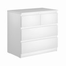 Комод Гуд Лакк Мальта 2+2 ящика белый 48х80