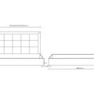 Кровать Димакс Испаньола Крем с подъемным механизмом 160х190